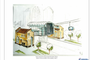 станция канатной дороги. концепция