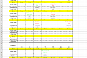VBA Excel Составление Календаря по расписанию тренингов