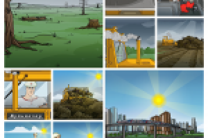 Сцены анимационного ролика