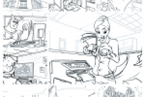 Раскадровки анимационного ролика