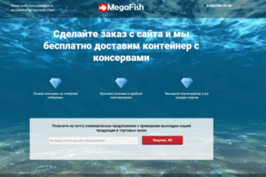 Одноэкранный сайт-визитка