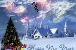 Новогодняя открытка