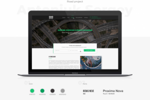 Landing Page "Проектирование автодорог"