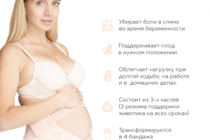 Рекламный баннер бандажа Beoma 4в1