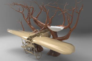 промежуточный вариант создания театральных декораций