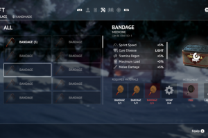 Окно крафта