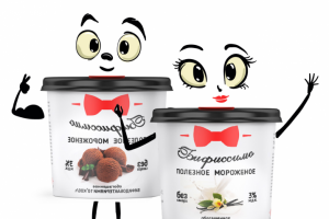 разработка персонажа для торговой марки "Бифиссимо"