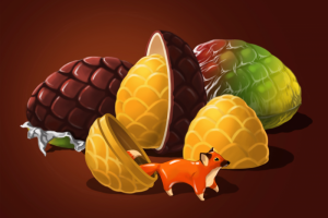 Шоколадная шишка