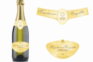 Этикетка для шампанского
