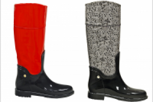 Резиновые сапоги.