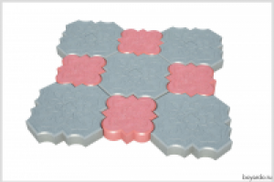 тротуарная плитка клевер краковски