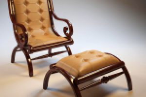 Кресло в английском стиле