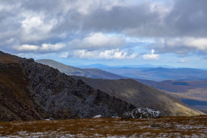 Вид с Иовского плато под дороге на Конжак