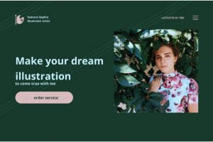 Сайт-портфолио художника