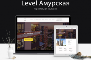 Дизайн строительной компании Level Амурская