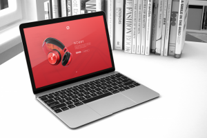 Дизайн первого экрана наушников "Nobby"