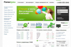 Наполнение сайта FOREX 4 YOU