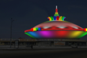 Дизайн архитектурной подсветки "Казанский цирк"