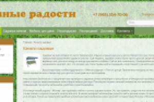 Сайт-магазин качелей на Opencart