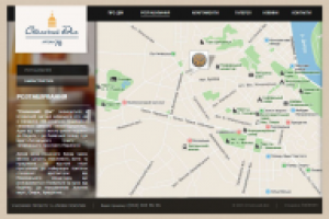 Дизайн карты расположения и инфраструктуры для ЖК Артема 70