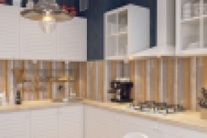 Визуализация кухни. Дизайн студии "perspective"