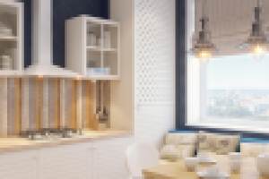 Визуализация кухни. Дизайн студии "perspective"