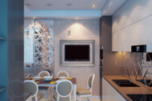 гостиная+кухня