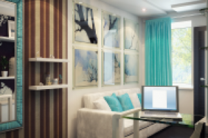 визуализация комнаты для девушки