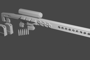 Sci-Fi Sniper Rifle