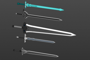 Kirito Swords (Sword Art Online)