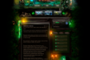 EmeralD. Верстка и адаптация под движок.