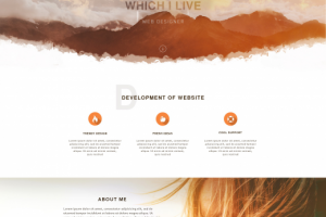 Дизайн страницы-портфолио