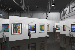 Выставочный павильон - картинная галерея