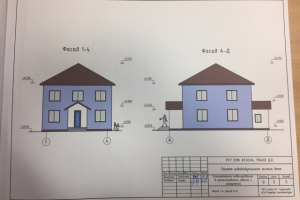 Чертежи фасадов в автокад