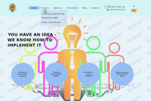 Сайт по продвижению SMM