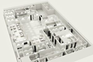 Визуализация 3д плана помещения