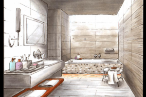 Визуализация интерьера маркерами