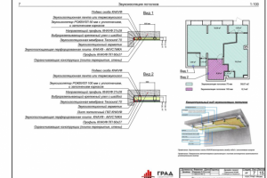 План звукоизоляции потолков