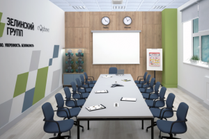 дизайн интерьера комнаты переговоров