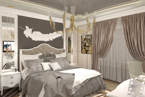 Спальня в стиле Арт-деко