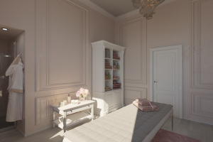 Дизайн интерьера и визуализация SPA салона