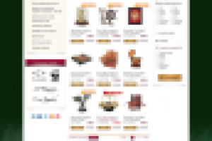 Верстка - магазин сувениров - каталог