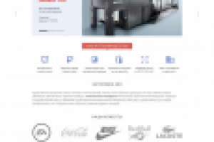 Дизайн сайта типографии