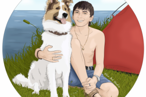 Арт-портрет в полный рост