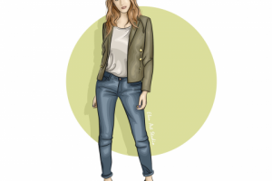 Арт-портрет в полный рост