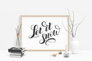 Плакат в рамках зимнего марафона