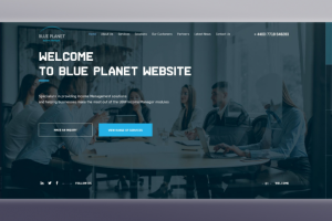 Сайт агентства "Blue Planet"