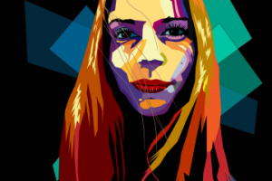 Фото в векторе. Стиль WPAP
