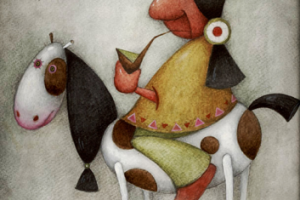 персонаж для детской книги - "Индеец"