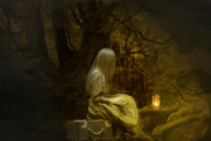 Коллаж сказочный лес